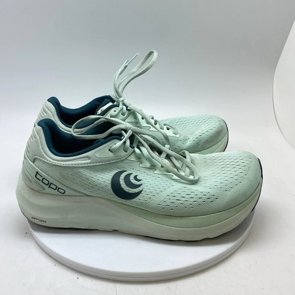 Topo Athletic Sneakers Womens 10.5 Phantom 3 Mint Running Athletic Gym Shoes